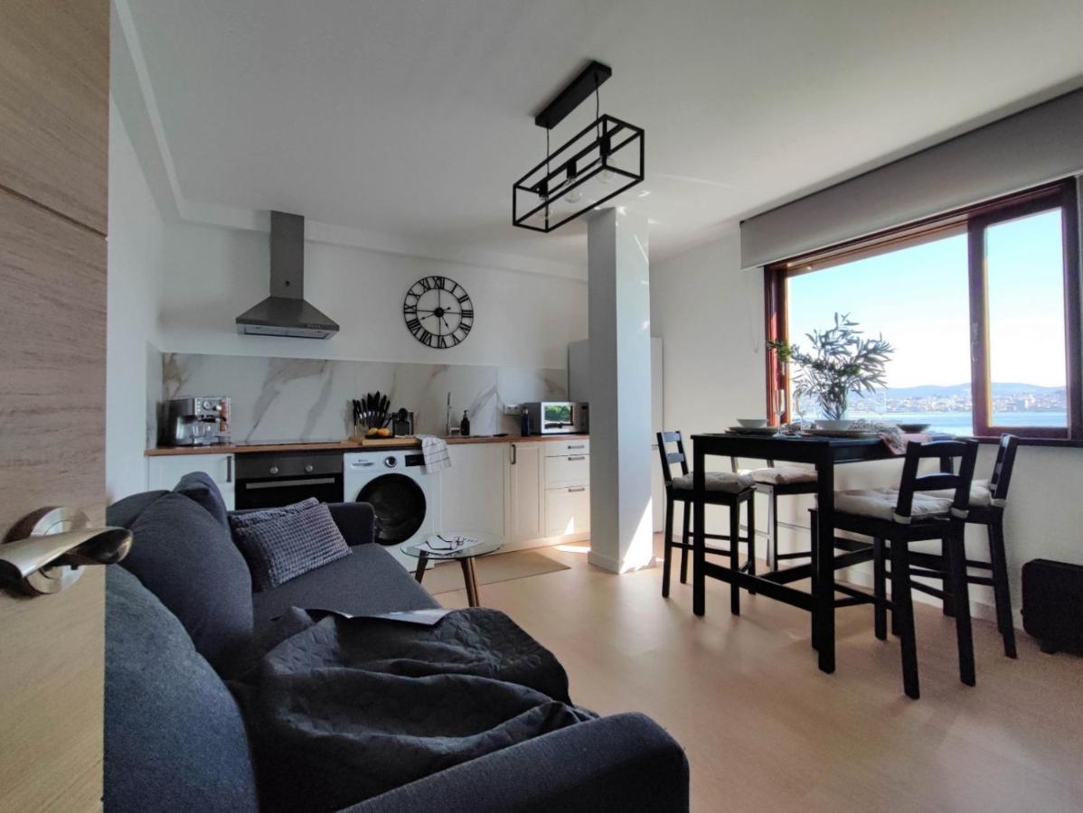 Mirador Do Mar, Encima De La Playa Apartment Moaña Екстериор снимка