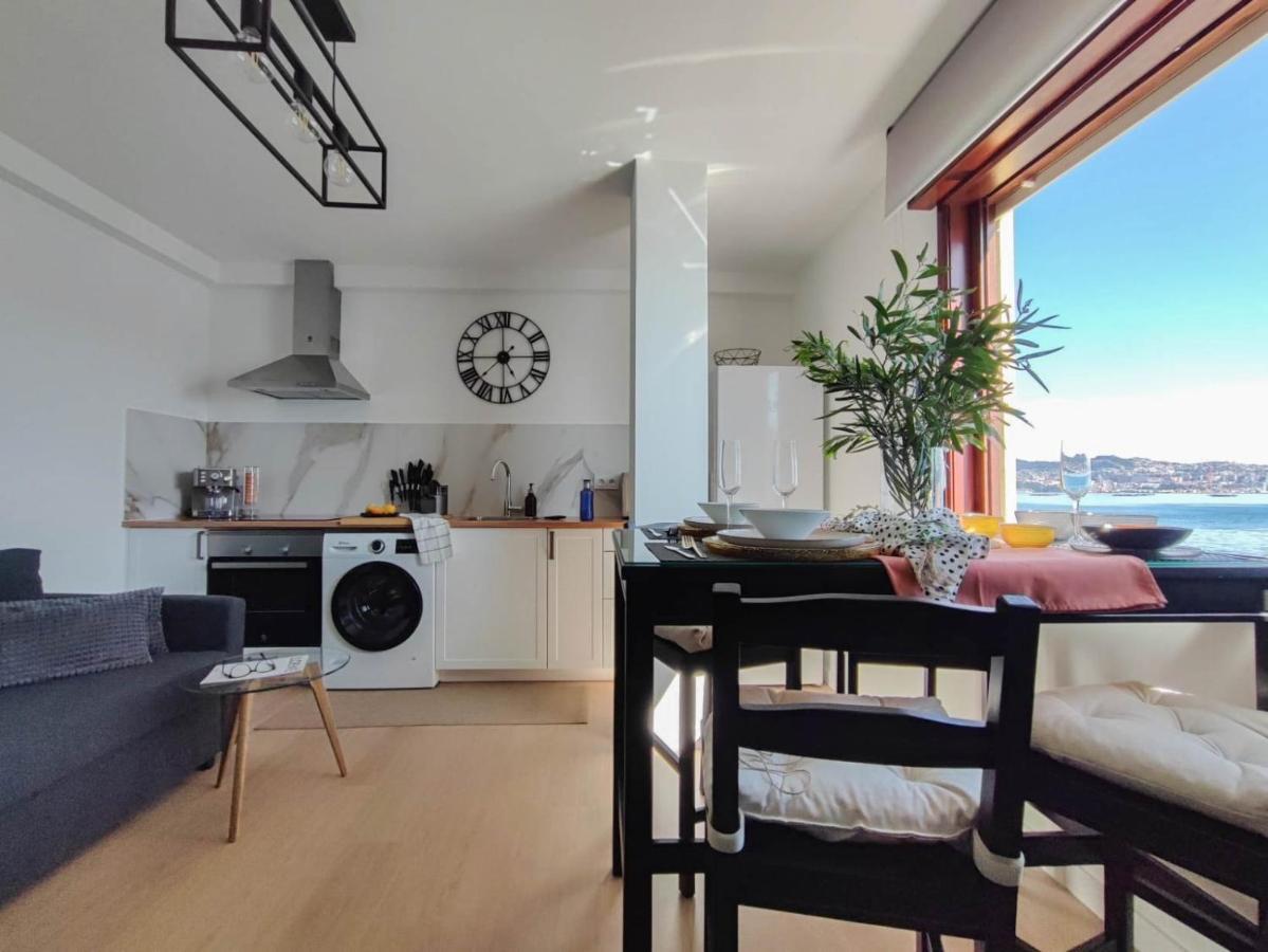 Mirador Do Mar, Encima De La Playa Apartment Moaña Екстериор снимка