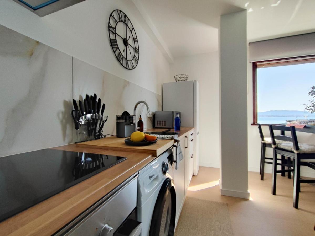 Mirador Do Mar, Encima De La Playa Apartment Moaña Екстериор снимка