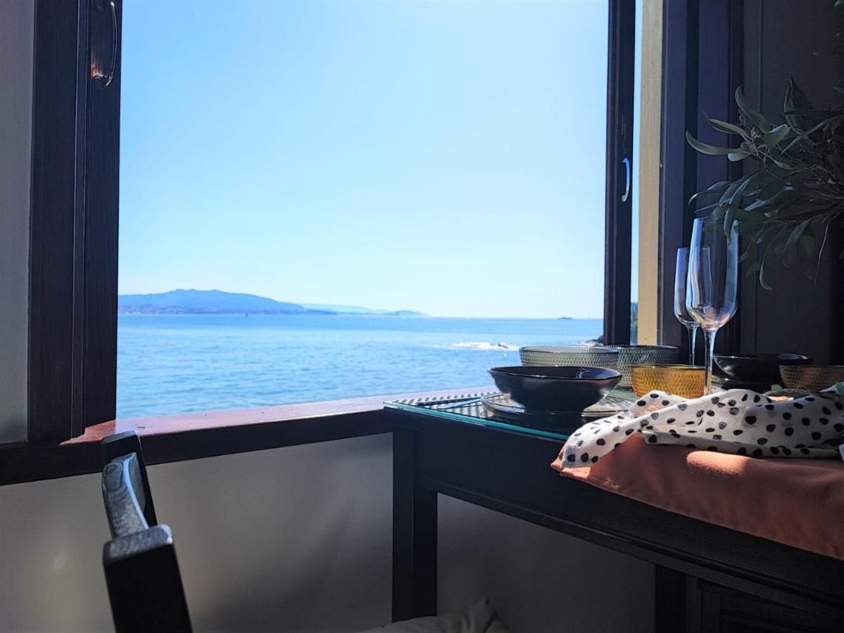 Mirador Do Mar, Encima De La Playa Apartment Moaña Екстериор снимка