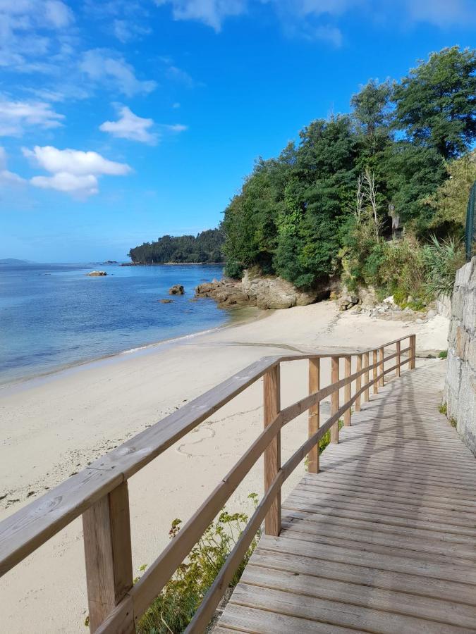 Mirador Do Mar, Encima De La Playa Apartment Moaña Екстериор снимка