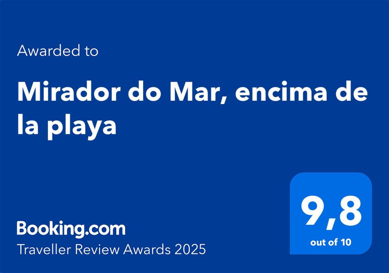 Mirador Do Mar, Encima De La Playa Apartment Moaña Екстериор снимка